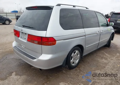 2001 Honda Odyssey Ex z USA, uszkodzony, nr VIN 2HKRL18651H561540